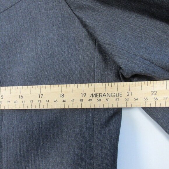 Banana Republic 100% Wool Tailored Fit Blazer Men 42 Long Grey Sport Coat 694 - Picture 12 of 16